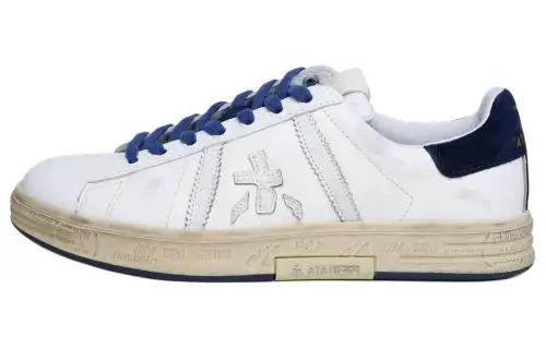 PREMIATA Leather Low top Skateboard Shoes Men's White