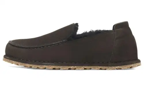 Birkenstock Suede Casual Shoes Women's Umber Narrow