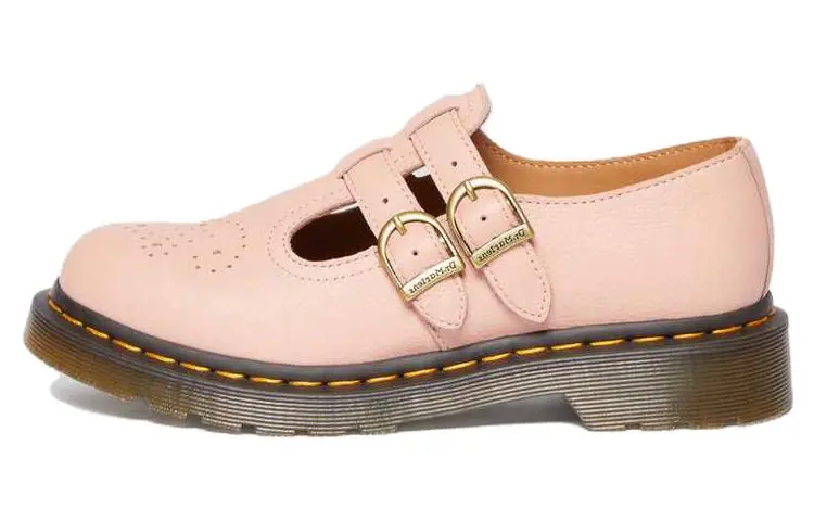 Dr. Martens 8065 Virginia Leather Mary Jane 'Peach Beige' Women's