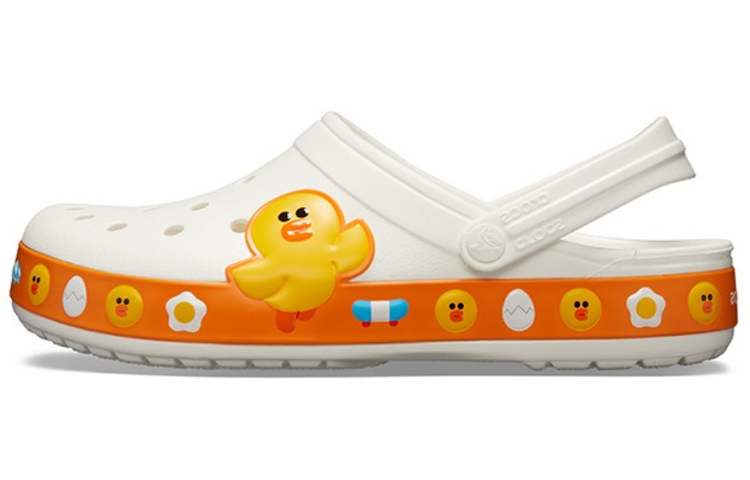 Crocs Classic Clog LINE FRIENDS EVA Clogs Unisex White Yellow