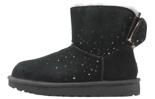 UGG Classic Mini Stargirl Bow Port 'Black' Women's