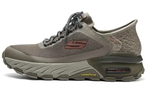 Skechers Abrasion Resistant Breathable Abrasion Resistant Breathable Low top Casual Shoes Men's Green