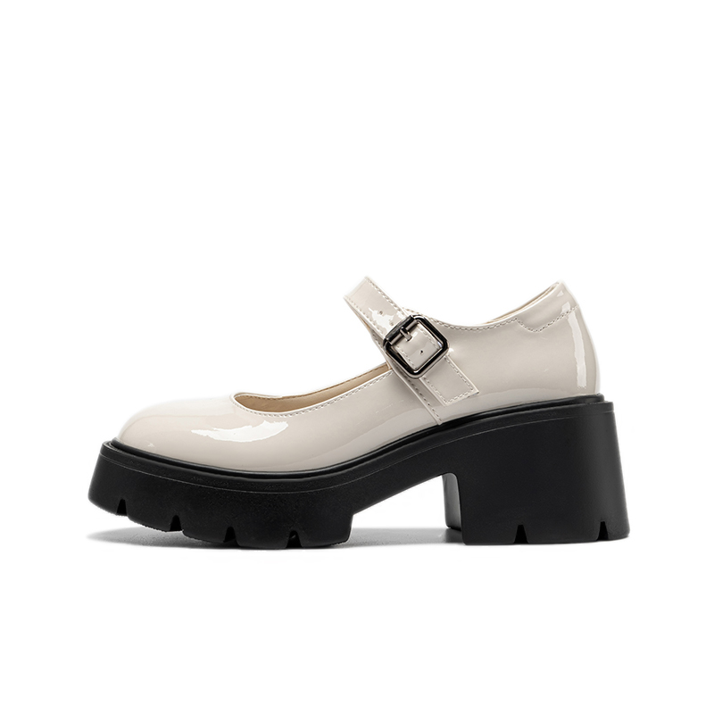 ZHR Mary Jane Shoes 6.5cm Women's Black