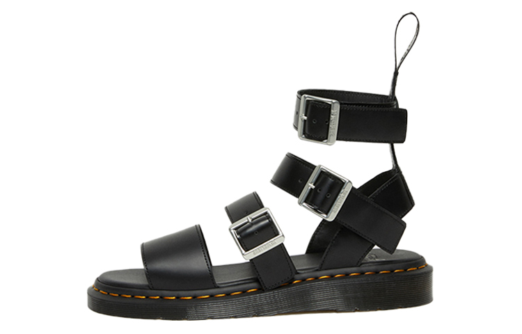 Женские сандалии Rick Rick Owens x Dr.Martens Gryphon Strap RO (черный)