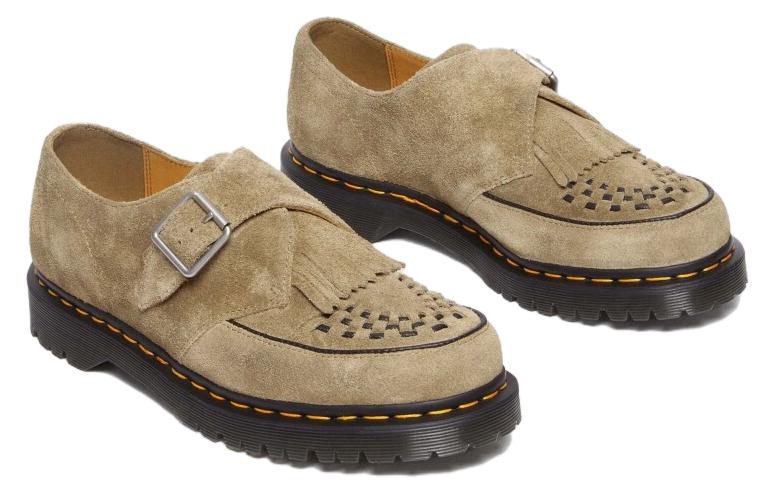 Ramsey Dr.Martens Suede Kiltie Buckle Creepers 'Savannah Tan'