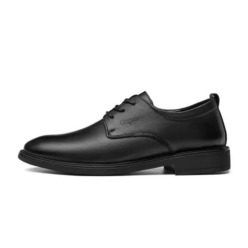 CARTELO Cow Leather Dress Shoes Men's Black