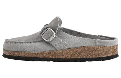 Birkenstock Closed Toe Slippers Women's Gray
