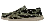 Heydude Casual Shoes Men's Low Top Tiger Print Camouflage