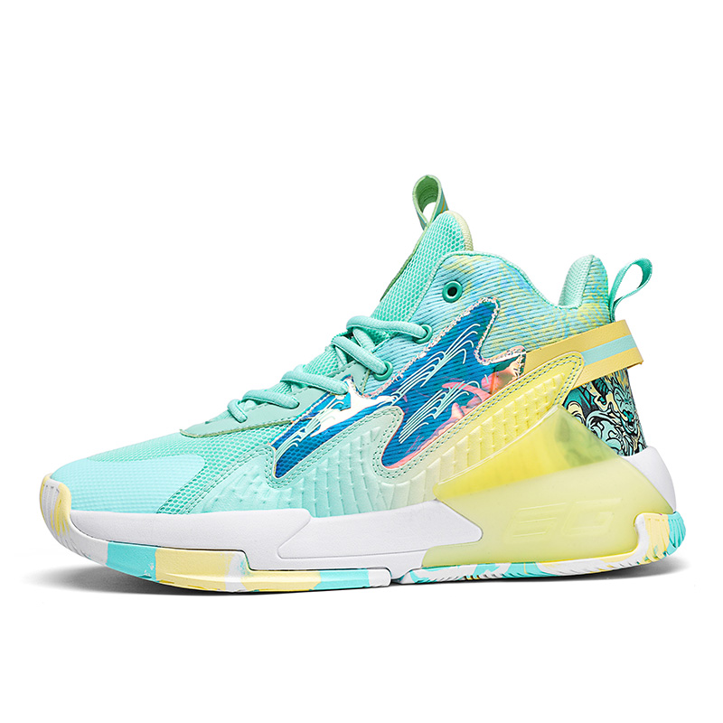 TOMAY TPU Cushioning Abrasion Resistant Cushioning, Wear Resistant Mid top Basketball Shoes Men’s