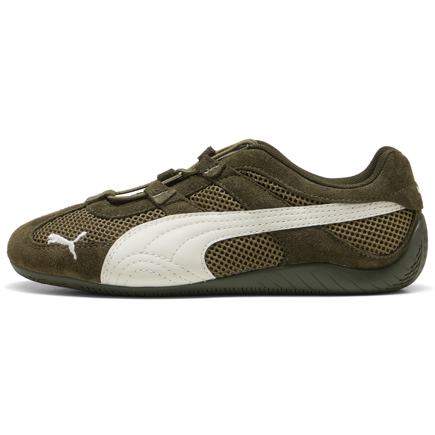 Женские кроссовки PUMA speedcat go (оливковые)