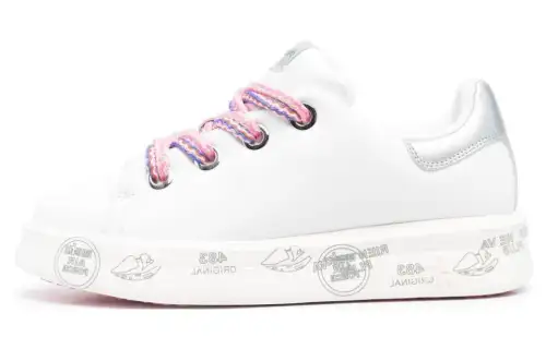 PREMIATA Belle Calfskin Low top Skateboard Shoes Women's White
