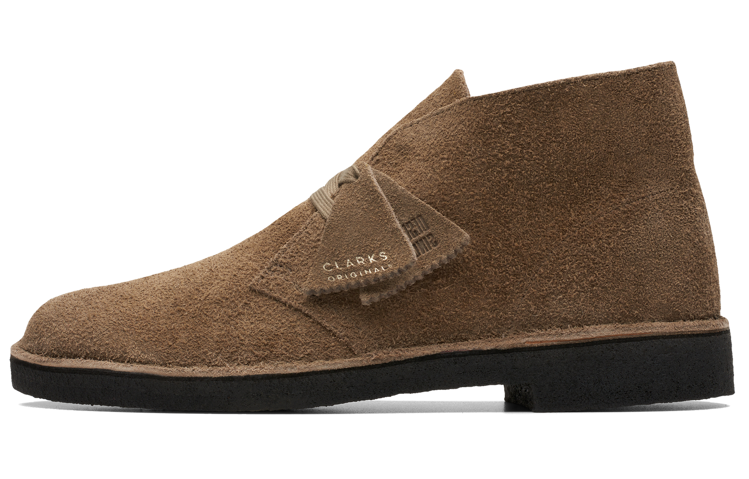 Clarks Originals Cow Split Leather Ankle Boots Men's Gray