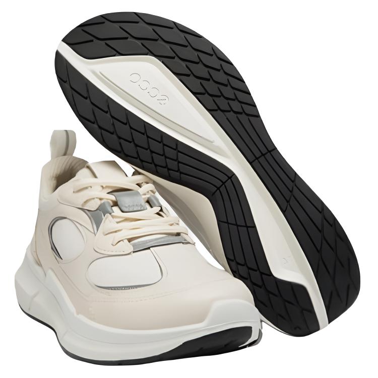 Ecco Biom 2.2 Cushioning Breathable Rebound Low top Casual Running Shoes Women’s Ice White 830903