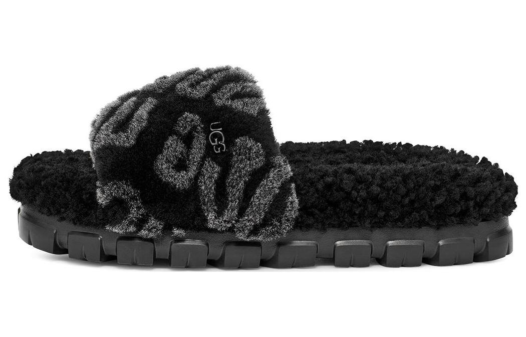 Женские шлепанцы UGG (черные)