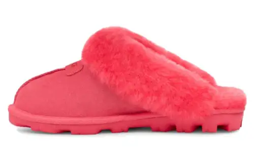 UGG Sheepskin Closed Toe Slippers Women's Pink