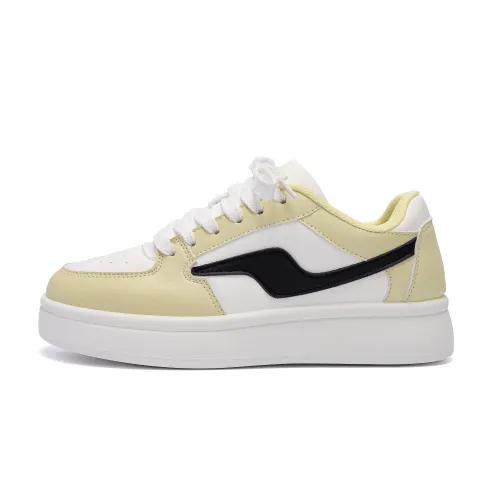 Global HUANQIU Air Force One Breathable Synthetic Leather Fashion Versatile Trendy Comfortable Simplicity Anti-slip Wrapping Lightweight Increased Low-top Lifestyle Casual Shoes Women's Style