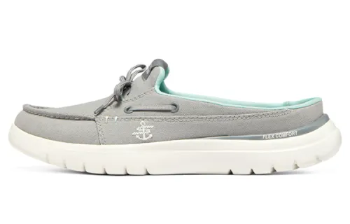 Skechers On The GO Fle Fabric Slip on Low top Casual Shoes Women's Gray