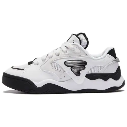 FILA FUSION Kick 2.0 Soft And Comfortable Abrasion Resistant Low top Casual Shoes Women's White