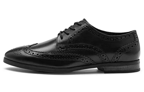 Clarks Dress Shoes Men's Low Top Black