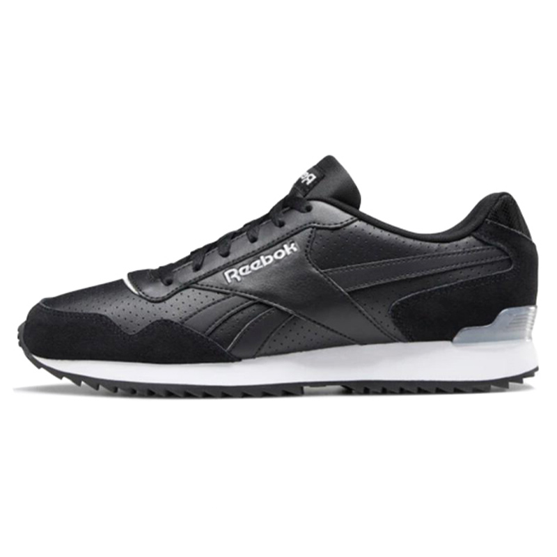 Кроссовки Reebok Royal Glide Ripple Clip PU (черные)