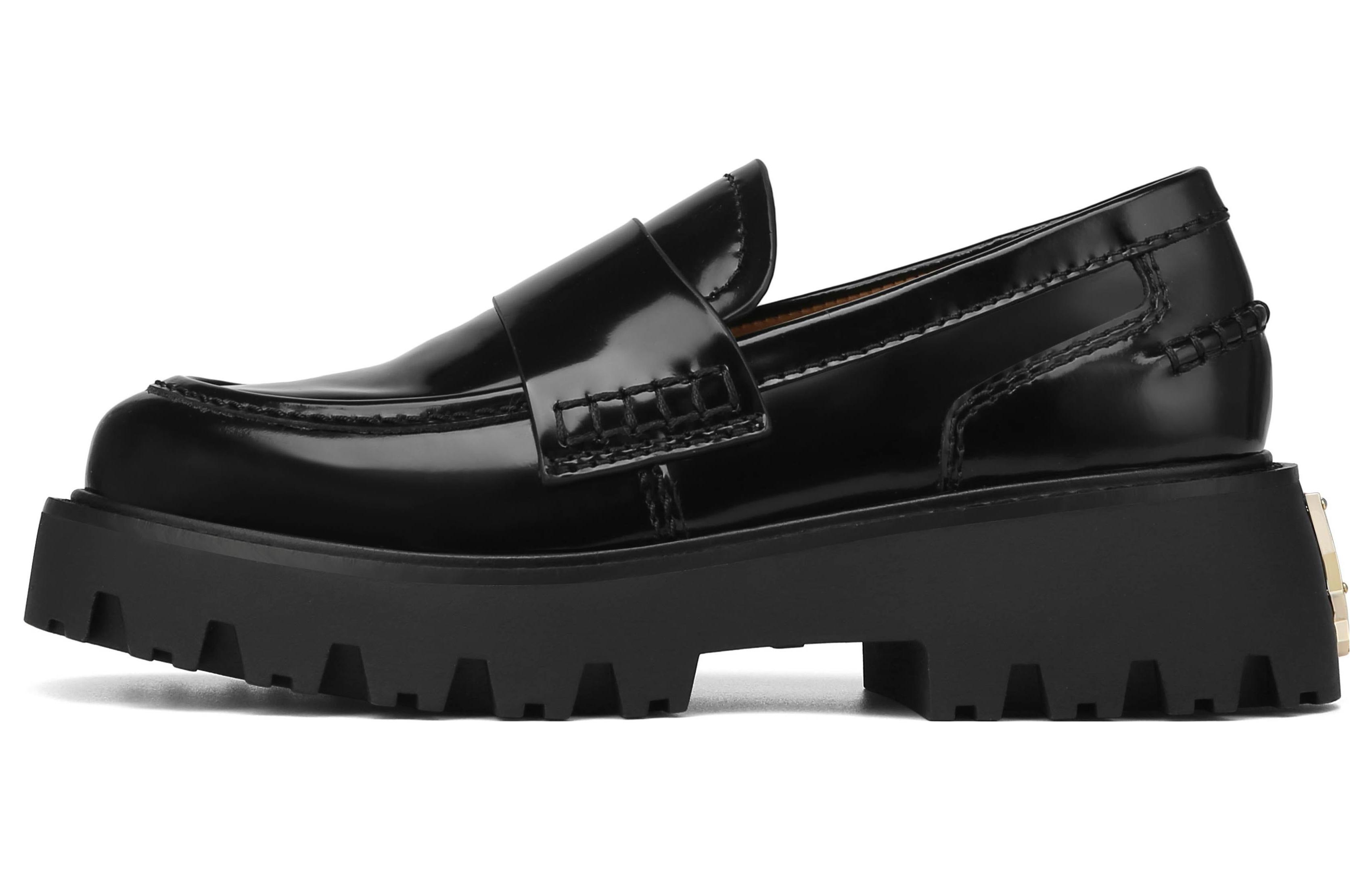 Naked Wolfe Cow Leather Loafers Women's Black
