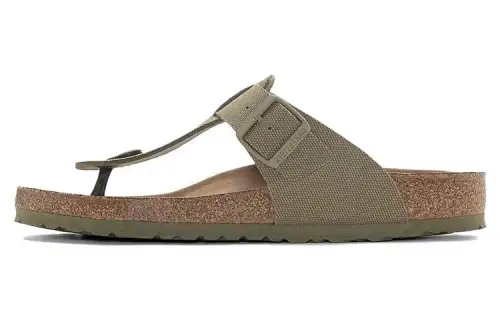 Birkenstock Medina Vegan Textile Narrow Fit Sandals 'Faded Khaki'