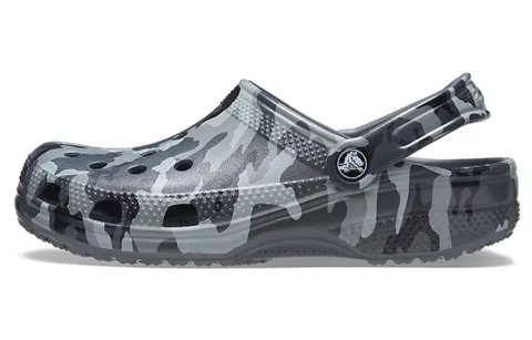 Crocs Classic Clog Sports Sandals Unisex Black Gray
