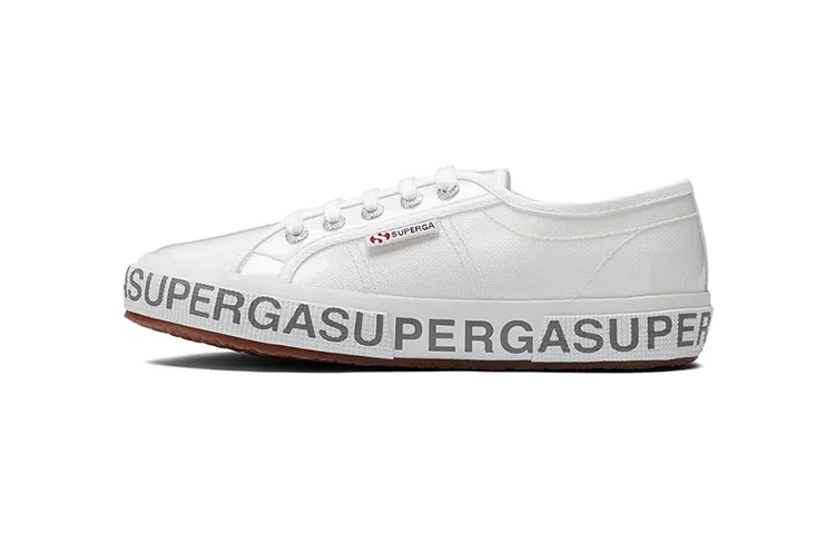 SUPERGA Slip Resistant, Abrasion Resistant, Breathable, Moisture Wicking Low top Canvas Shoes Women's White