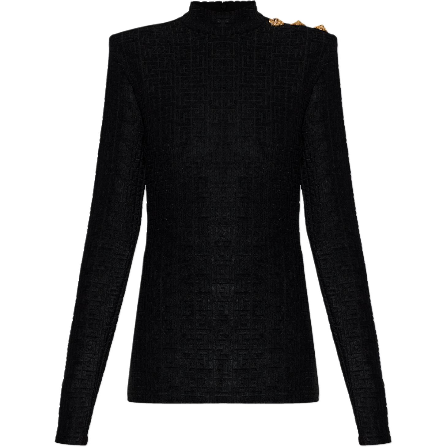 Женское платье BALMAIN (черное)