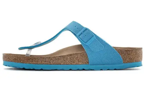 Birkenstock Flip Flops Women's Blue Narrow