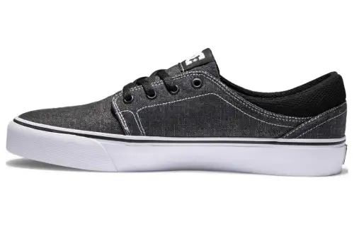 DC Shoes Slip Resistant Abrasion Resistant Low top Skateboard Shoes Men's Gray