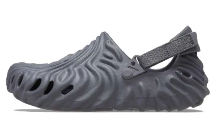 Crocs x Salehe Bembury Pollex Clog Fingerprint Shoe Beach Sandals Unisex Gray