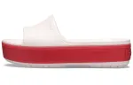 Crocs Crocband Slide Slippers Unisex White/Red