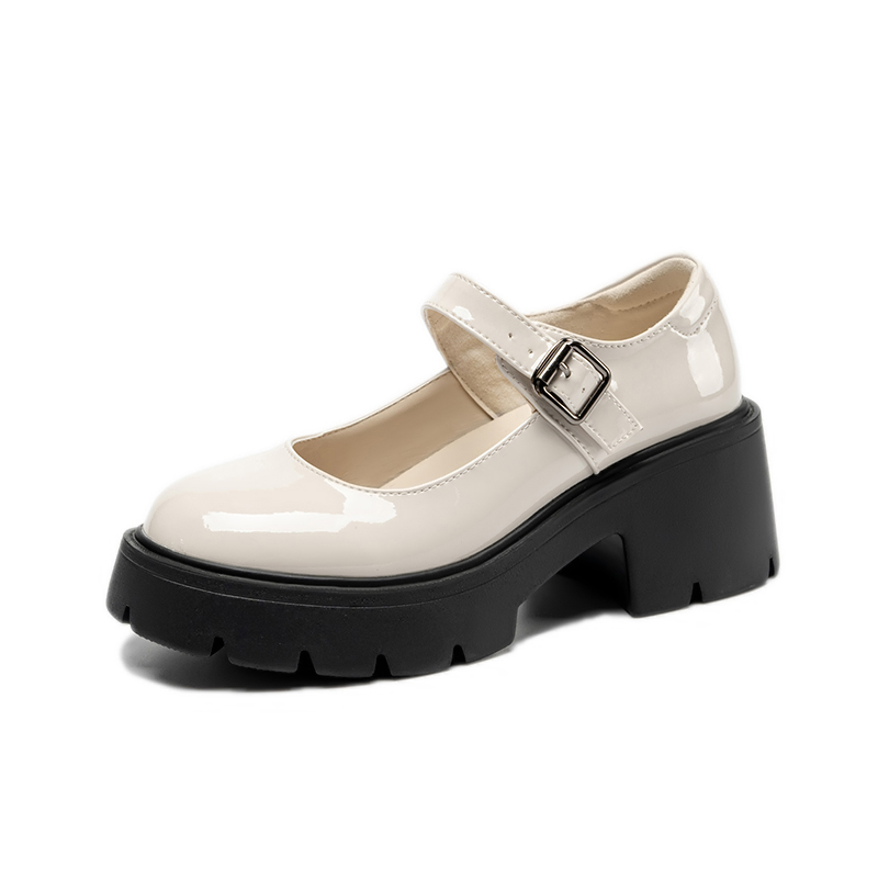 ZHR Mary Jane Shoes 6.5cm Women's Black