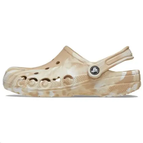 Crocs Baya Marbled EVA Clogs Unisex Beige