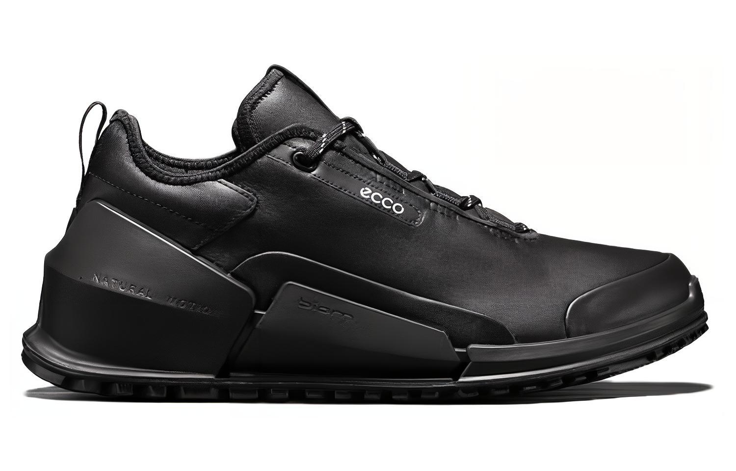Ecco Striding 2.0 Series Leather Low top Casual Shoes Men's Black