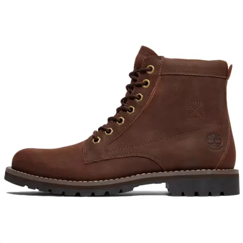 Timberland REDWOOD FALLS Short Combat Boots Men's Dark Brown