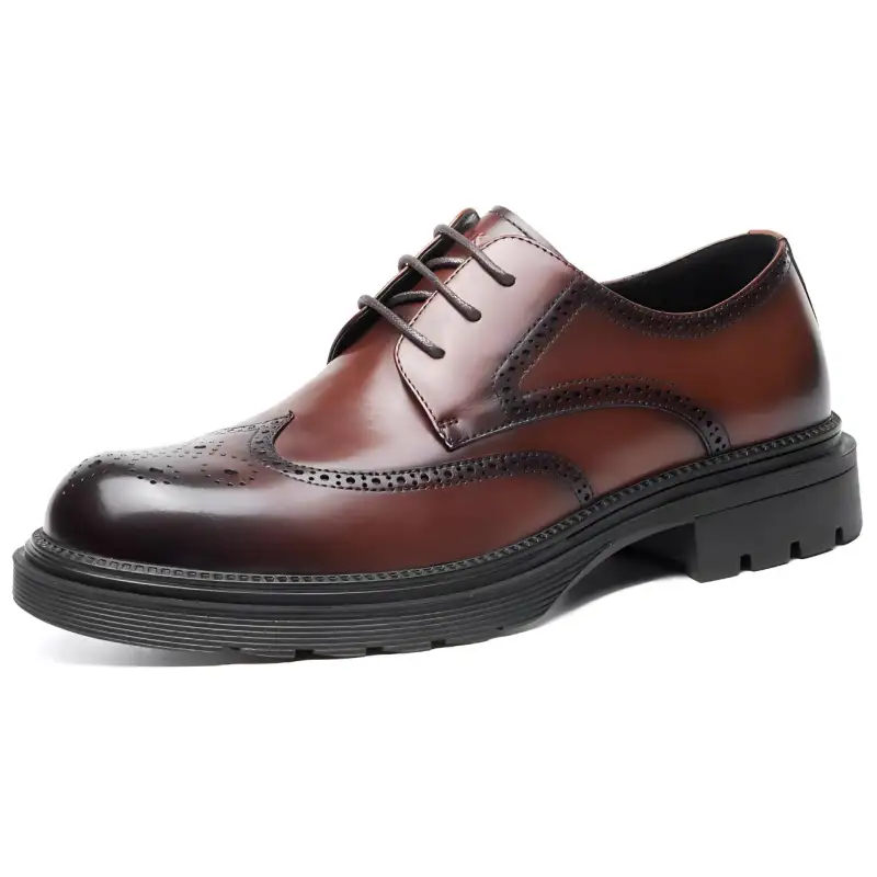 AOKANG cow leather, comfortable and breathable business formal leather shoes, men's style
