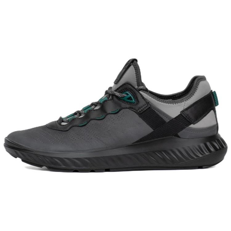 Ecco ST1 Lite M Leather Cushioning Low top Sports Casual Shoes Dark Gray