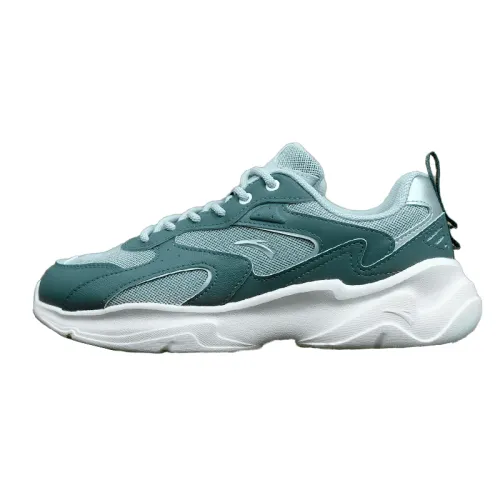 Anta Slip Resistant Abrasion Resistant Low top Casual Shoes Men's Cyan
