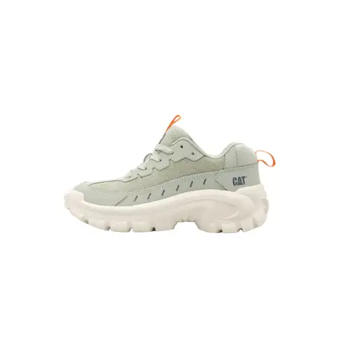 CAT Cow Split Leather Slip Resistant Abrasion Resistant Slip Resistant Abrasion Resistant Chunky Sneakers Women's Gray