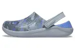 Crocs LiteRide Printed Camo Clogs 'Blue Grey'