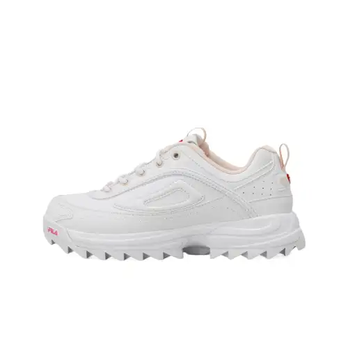 FILA Distorter Abrasion Resistant Low top Casual Shoes Women's White