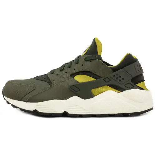Nike Air Huarache Slip Resistant Abrasion Resistant Low top Casual Shoes Men's Green