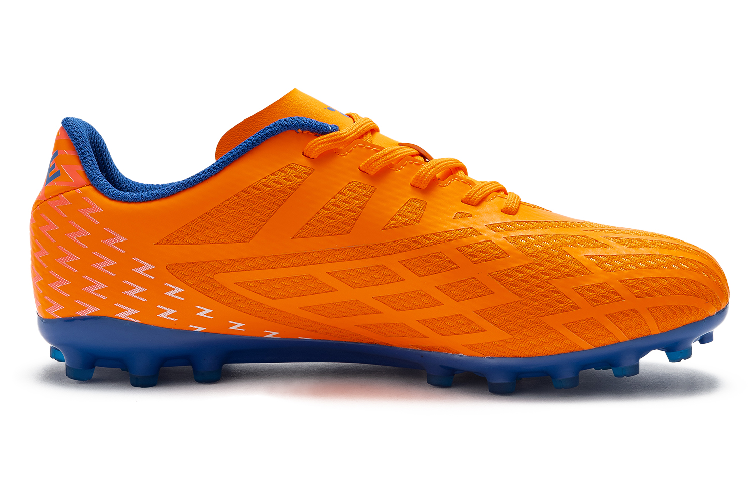 KELME MG Multi Ground Artificial Turf Slip Resistant And Breathable Soccer Shoes Unisex Bright Orange