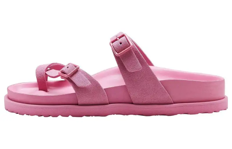 Birkenstock Suede Stylish Sandal Unisex Pink