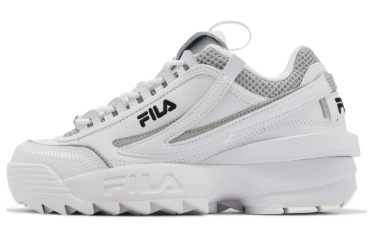 FILA Disruptor 2 EXP Cushioning, Wear Resistant Low top Casual Shoes Women's White