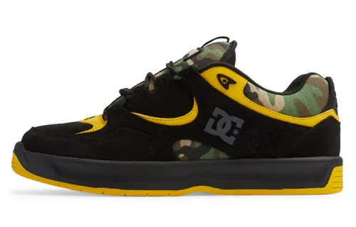 Thrasher x DC Shoes Puffy Shoes Textile, Suede Slip Resistant Cushioning Abrasion Resistant