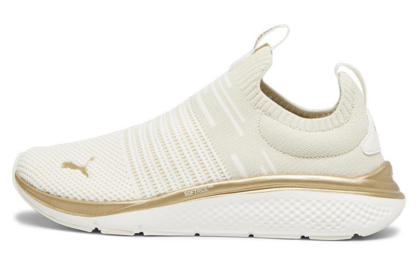 PUMA Softride Pro Echo Slip Metal Running Shoes 'White Gold' Women's