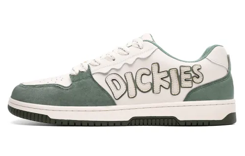 Dickies Slip Resistant Abrasion Resistant Low top Skateboard Shoes Men's Beige Green